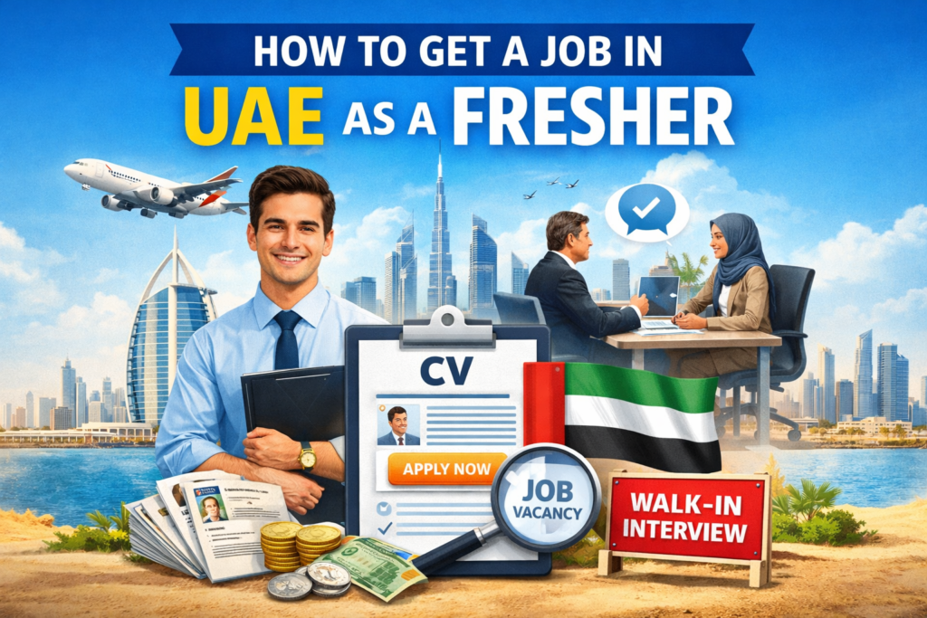 How to get Job in UAE as fresher