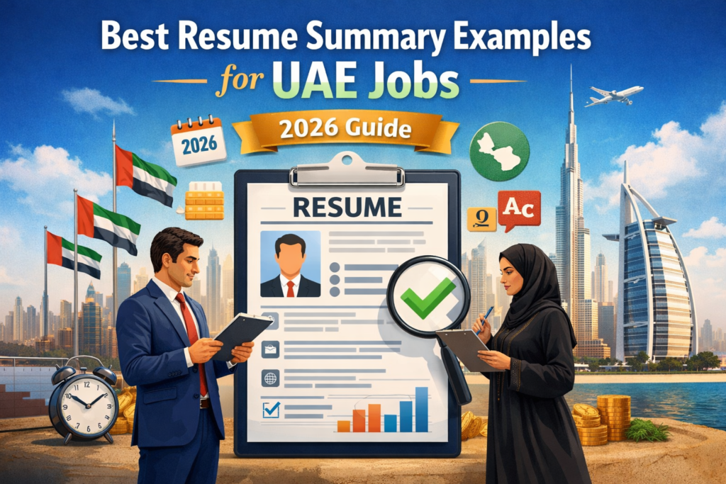 Best Resume Summary Examples for UAE Jobs