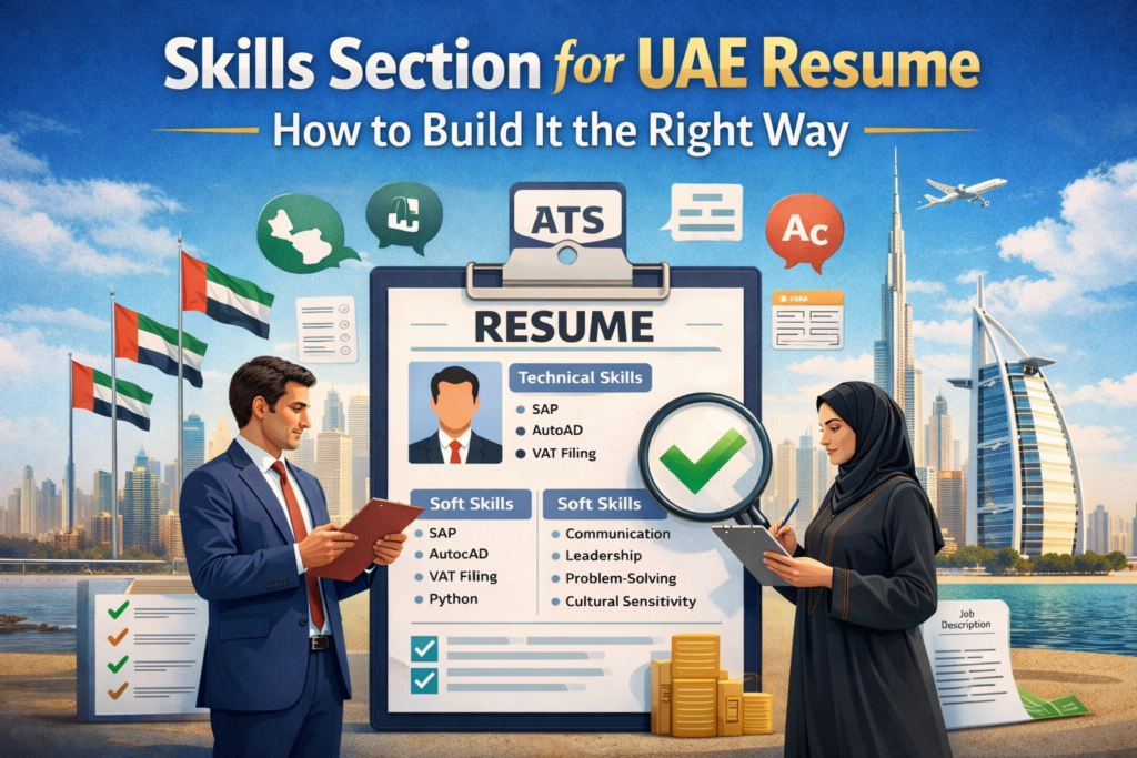 Skills Section for UAE Resume