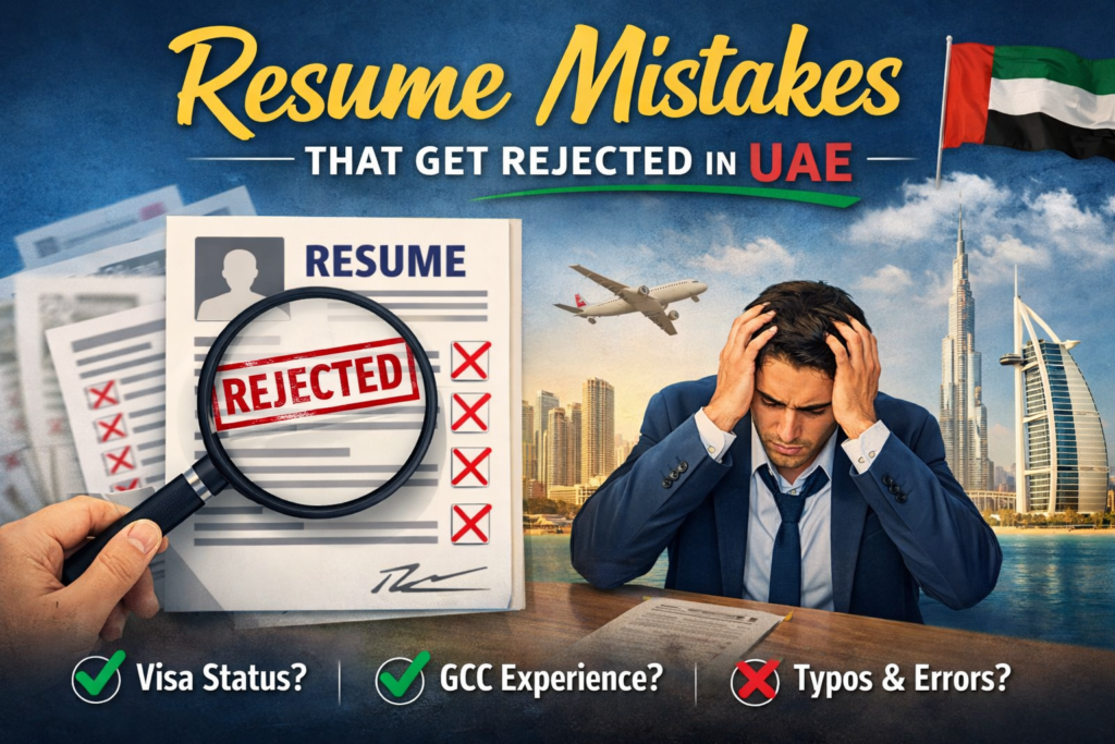 Resume Mistakes That Get Rejected in UAE
