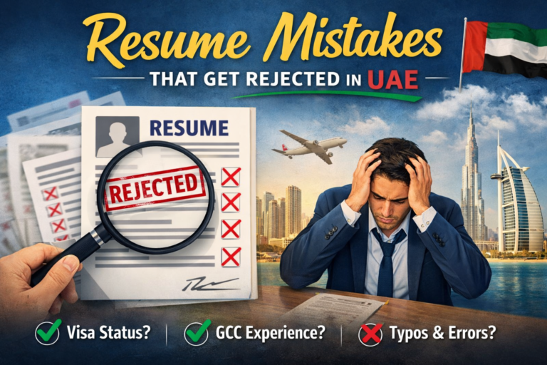Resume Mistakes That Get Rejected in UAE