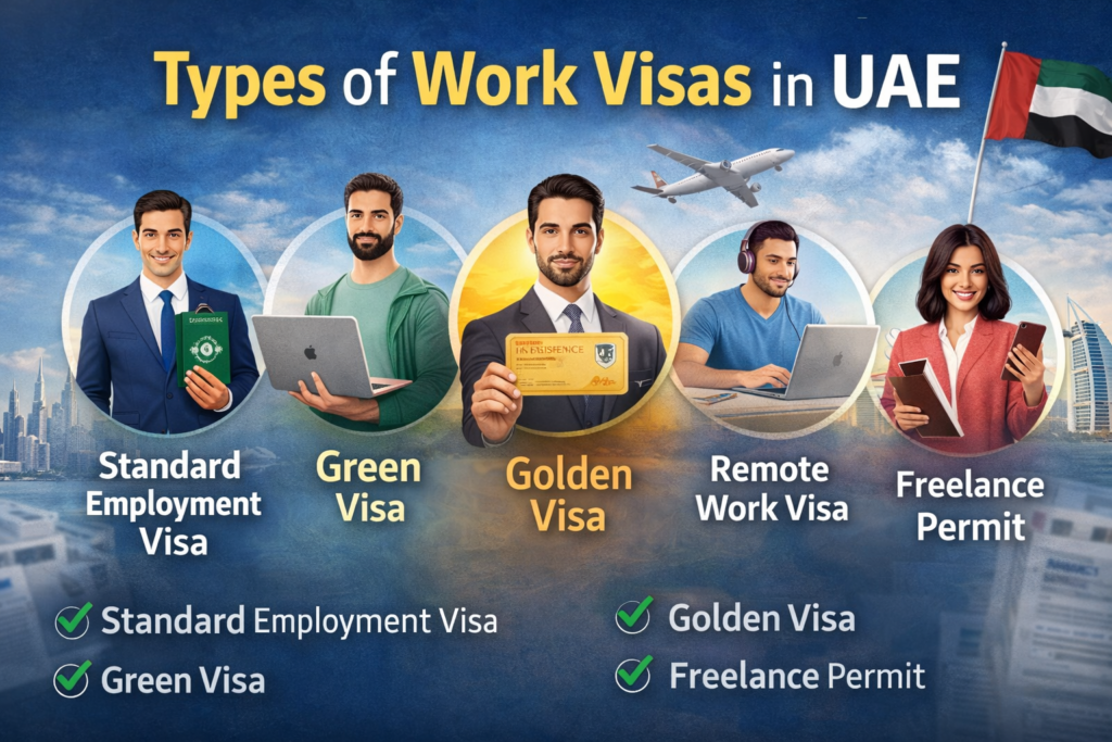 Types of Work Visas in UAE
