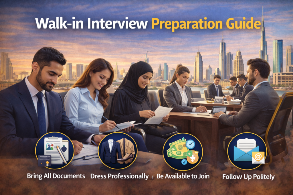 Walk-in Interview Preparation Guide